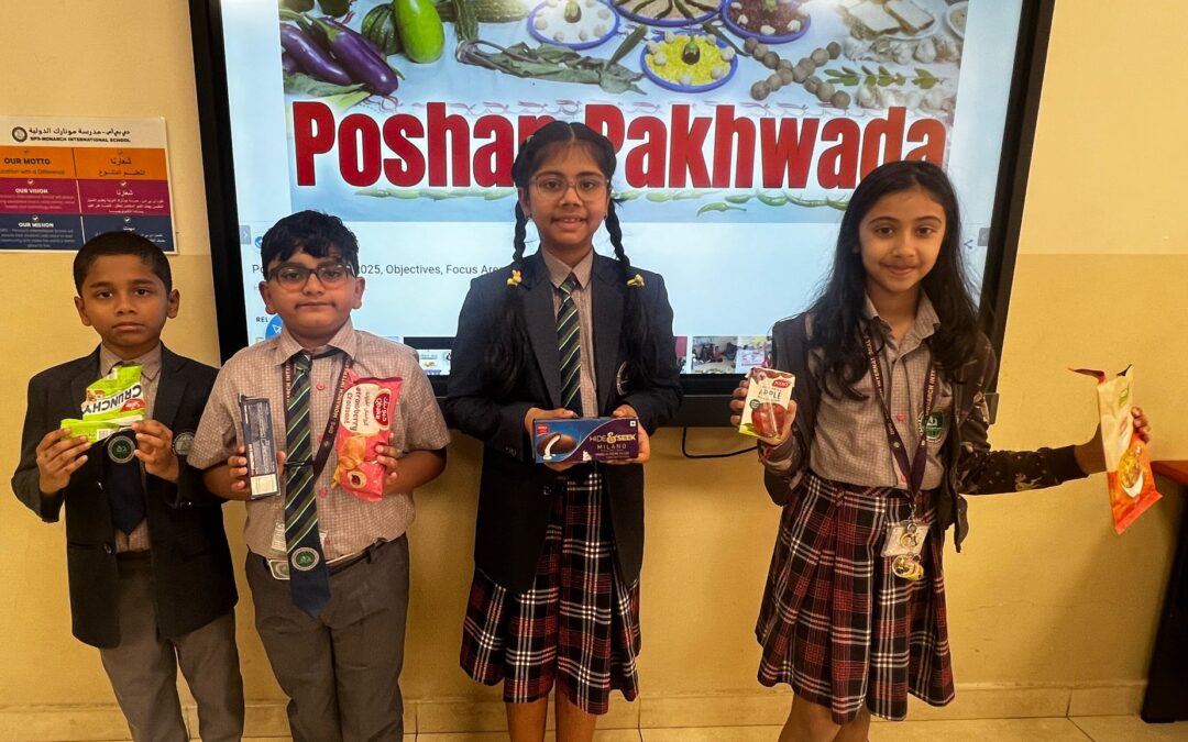 Celebrating Poshan Abhiyaan at DPS Monarch -GRADE 1 to 4