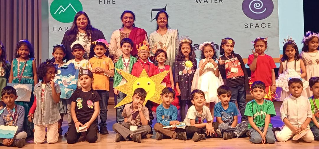 🌿 Grade 1A Class Assembly: A Colourful Ode to Earth’s Elements 🌎