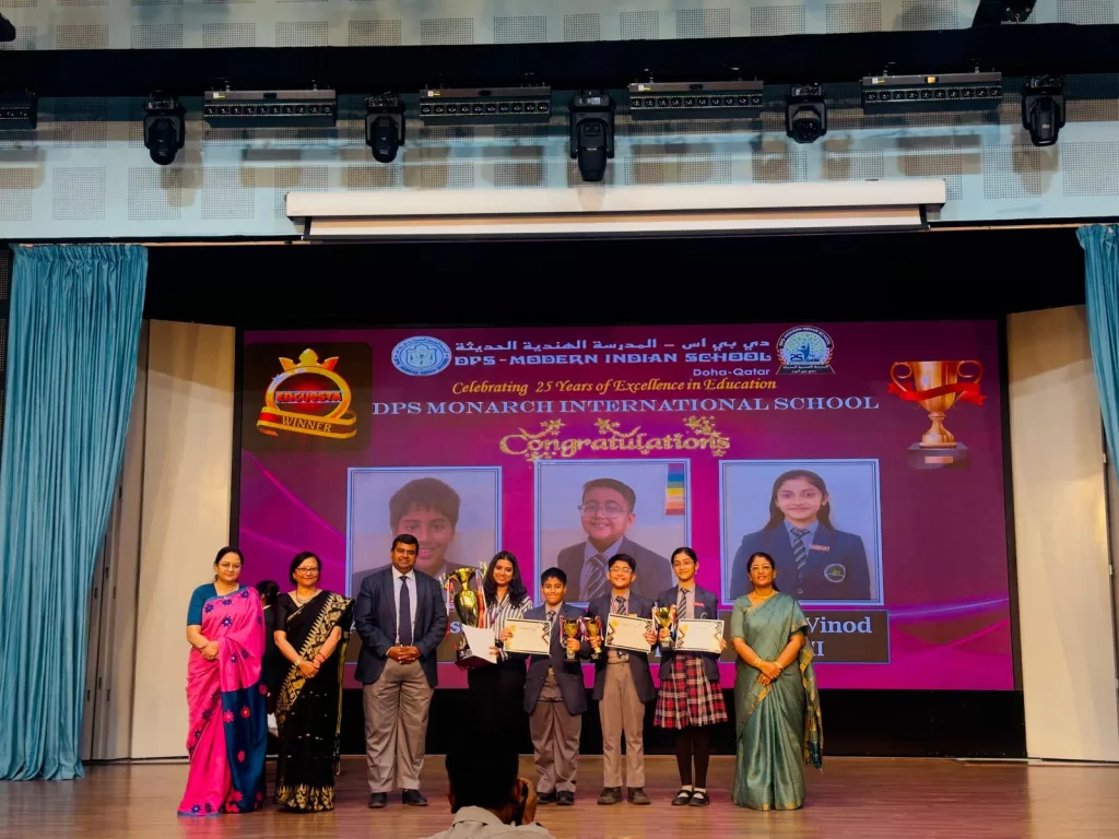 DPS Monarch International School Triumphs at the Encuesta Quiz Competition!